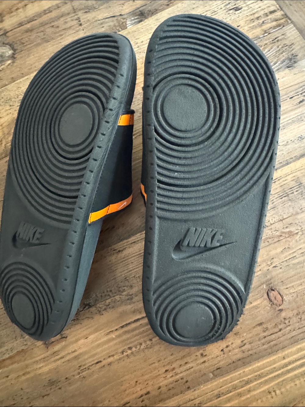 Nike Black and Orange Tennessee T Slide Sandals - Picture 4 of 4